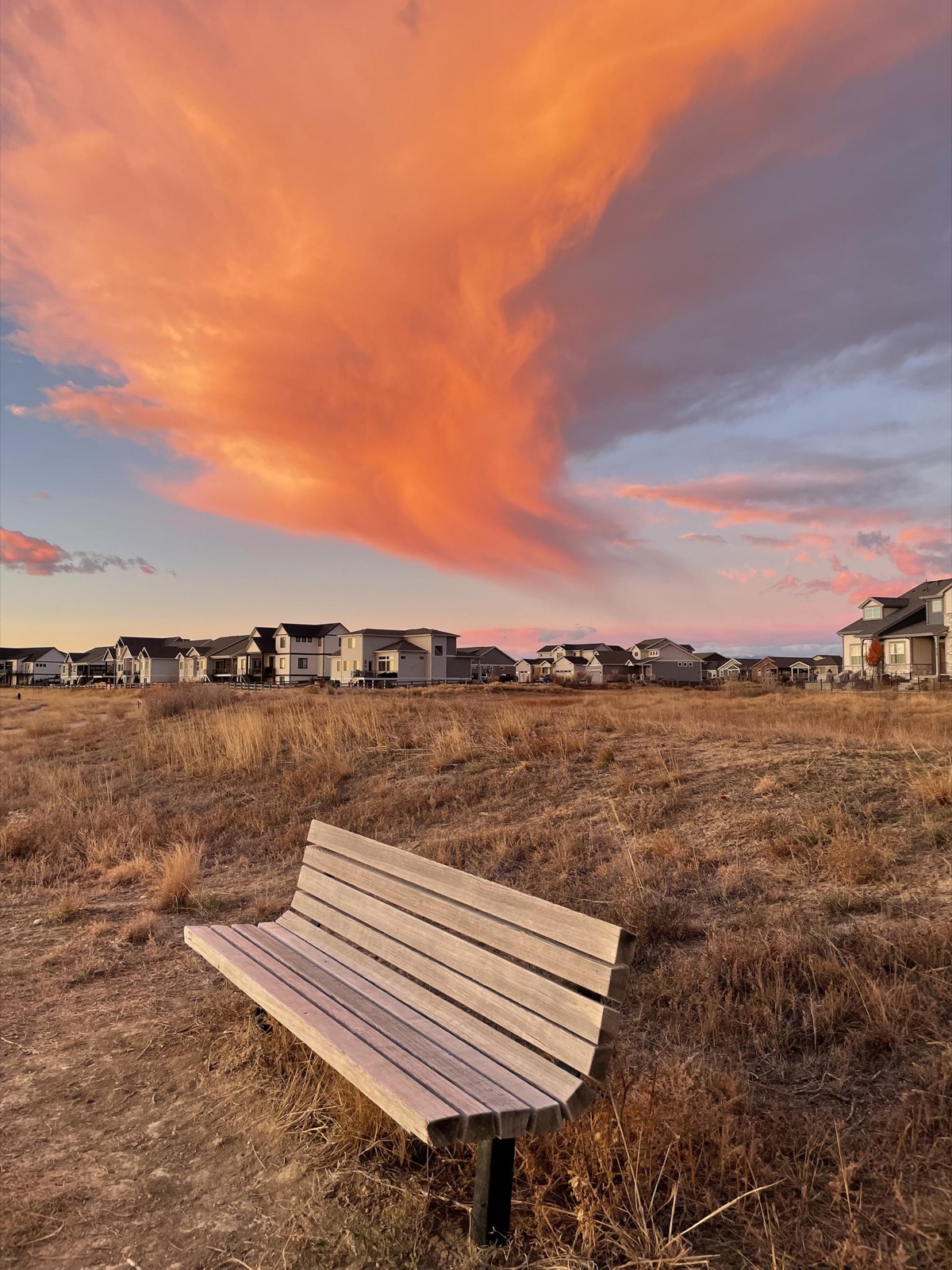A dramatic November sunset!