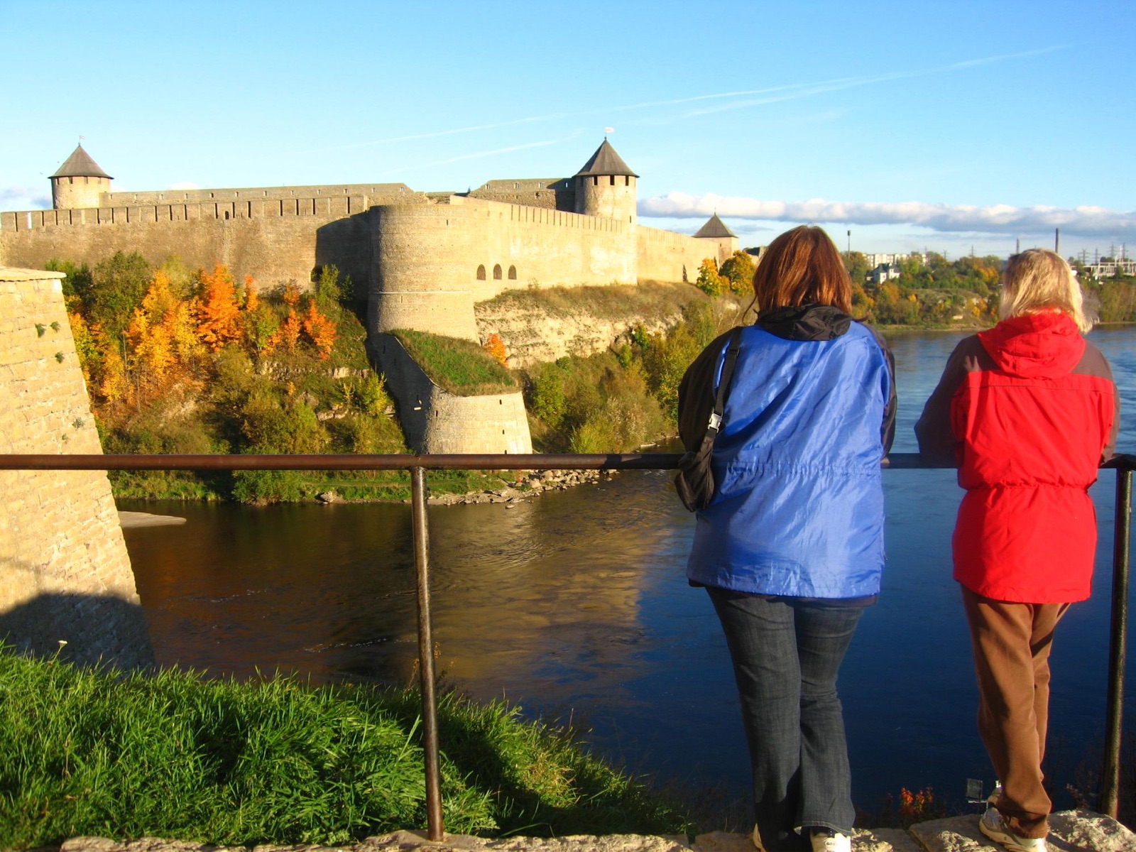 Praying at the border of Estonia and Russia
